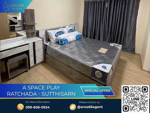 🔥 ขายด่วน!! คอนโด A space play รัชดา-สุทธิสาร