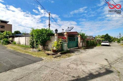 Single-storey house for sale, corner house, 41 sq m, Ramintra 68, near the Pink Line BTS.