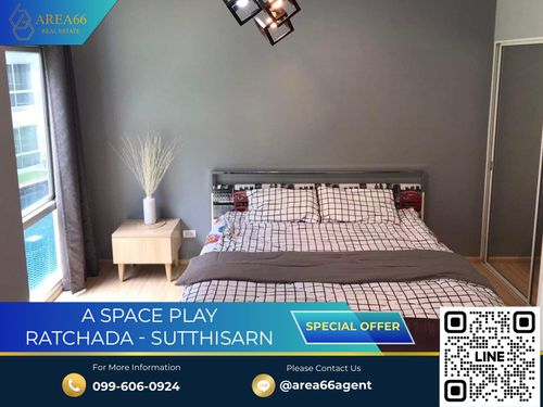 🔥 For sale!! Condo A space play Ratchada-Sutthisan