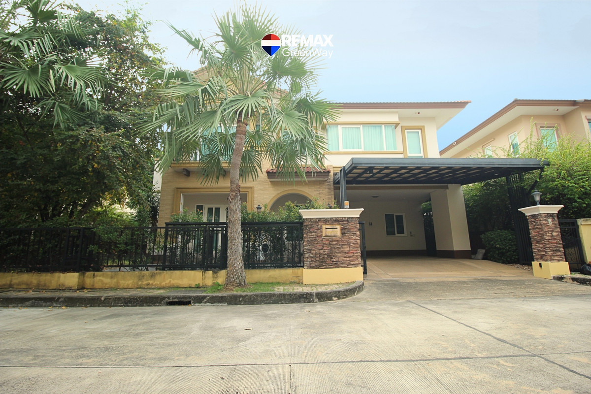 Single house for sale, Laddarom Elegance Wongwaen Sathorn, has a bedroom on the 1st floor, beautifully decorated, 80 sq m. Single house for sale, Laddarom Elegance Wongwaen Sathorn, has a bedroom on the 1st floor, beautifully decorated, 80 sq m.