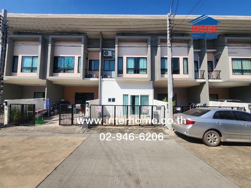 Townhouse, 2 floors, 19.4 sq m, Casa City Village, Pracha Uthit 90, near Sarasas School. Soi Pracha Uthit 90 Pracha Uthit-Kanchanaphisek Ring Road Phra Samut Chedi, Samut Prakan
