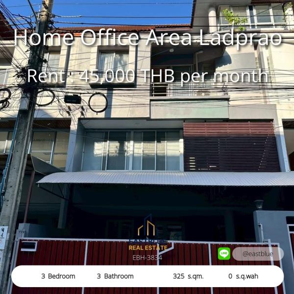 11/08/2026, 🏠 เช่า บ้าน 3 ห้องนอน ที่จอดรถ 3 คัน เฟอร์ครบ 45,000 บาท/เดือน 0642748883