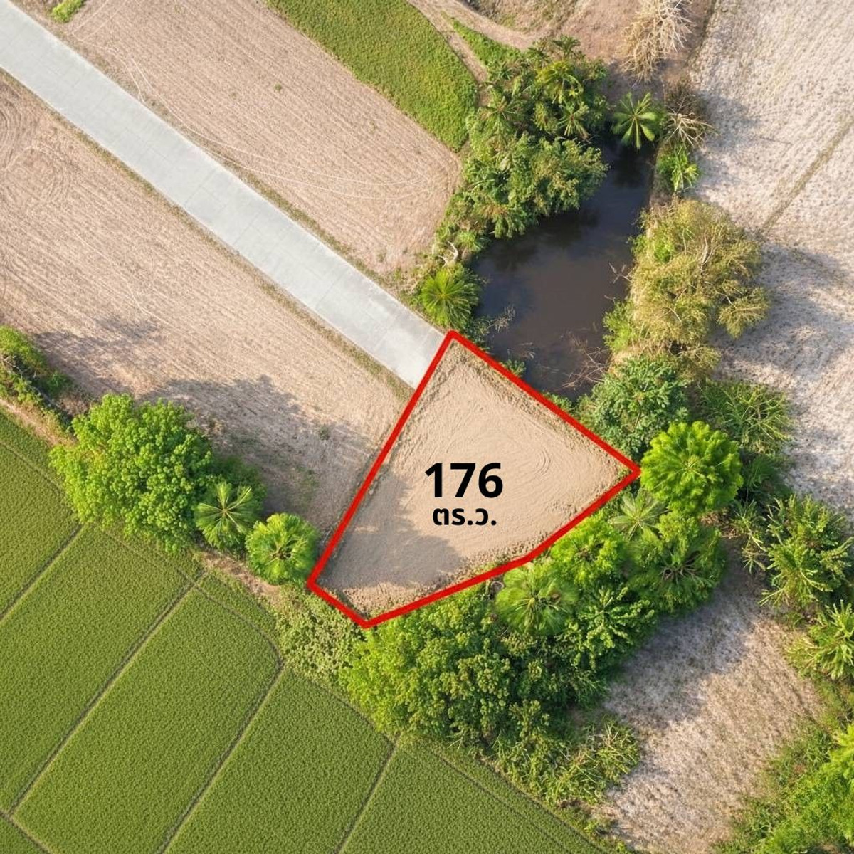 ที่ดินถมแล้ว พร้อมสร้างบ้าน 176 ตร.ว วิวดอยสวย  น้ำไม่ท่วม  รูปแปลงสวยมาก