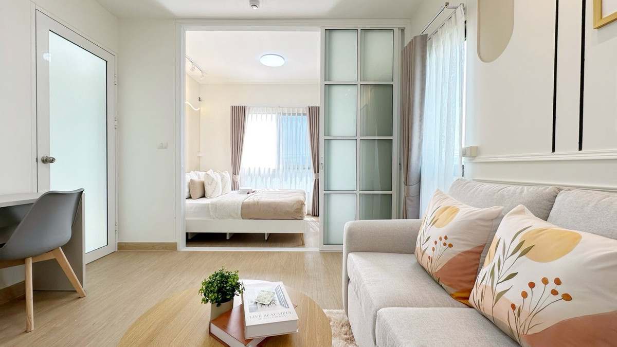 << ราคาดีที่สุดในย่านนี้ >> คอนโดห้องสวย ฟรีเฟอร์ ติดถนนใหญ่ | Unio ท่าข้าม-พระราม2 – รูปที่ 4