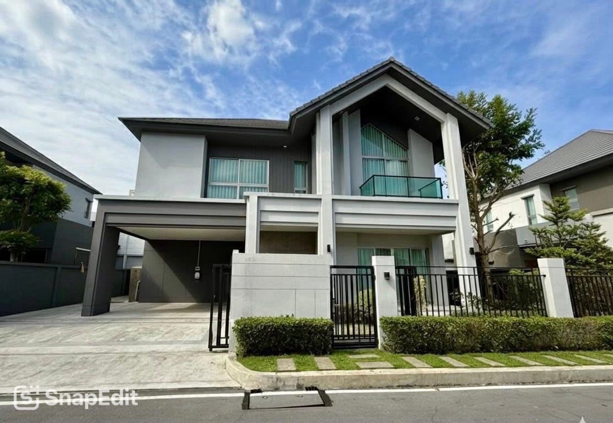 ให้เช่า บ้านเดี่ยว Bangkok Boulevard Signature ลาดพร้าว–เสรีไทย บ้านหรูตกแต่งครบ 4 ห้องนอน ใกล้รถไฟฟ้าสายสีเหลือง บางกะปิ