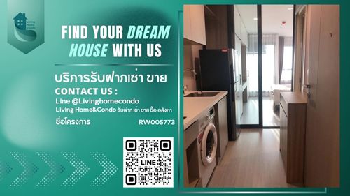 For rent Rhythm Sukhumvit 42, decorated and ready to move in. Built-in furniture Digital door lock RW005775