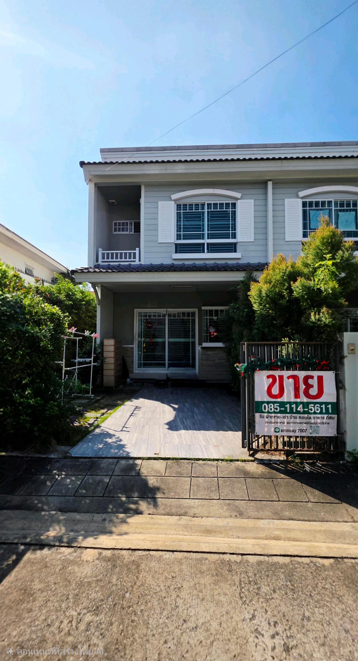 🏆 Large townhome, special size! Indy Bang Yai 2 for sale with grade A tenant | receive income 14,000.-/month immediately!
