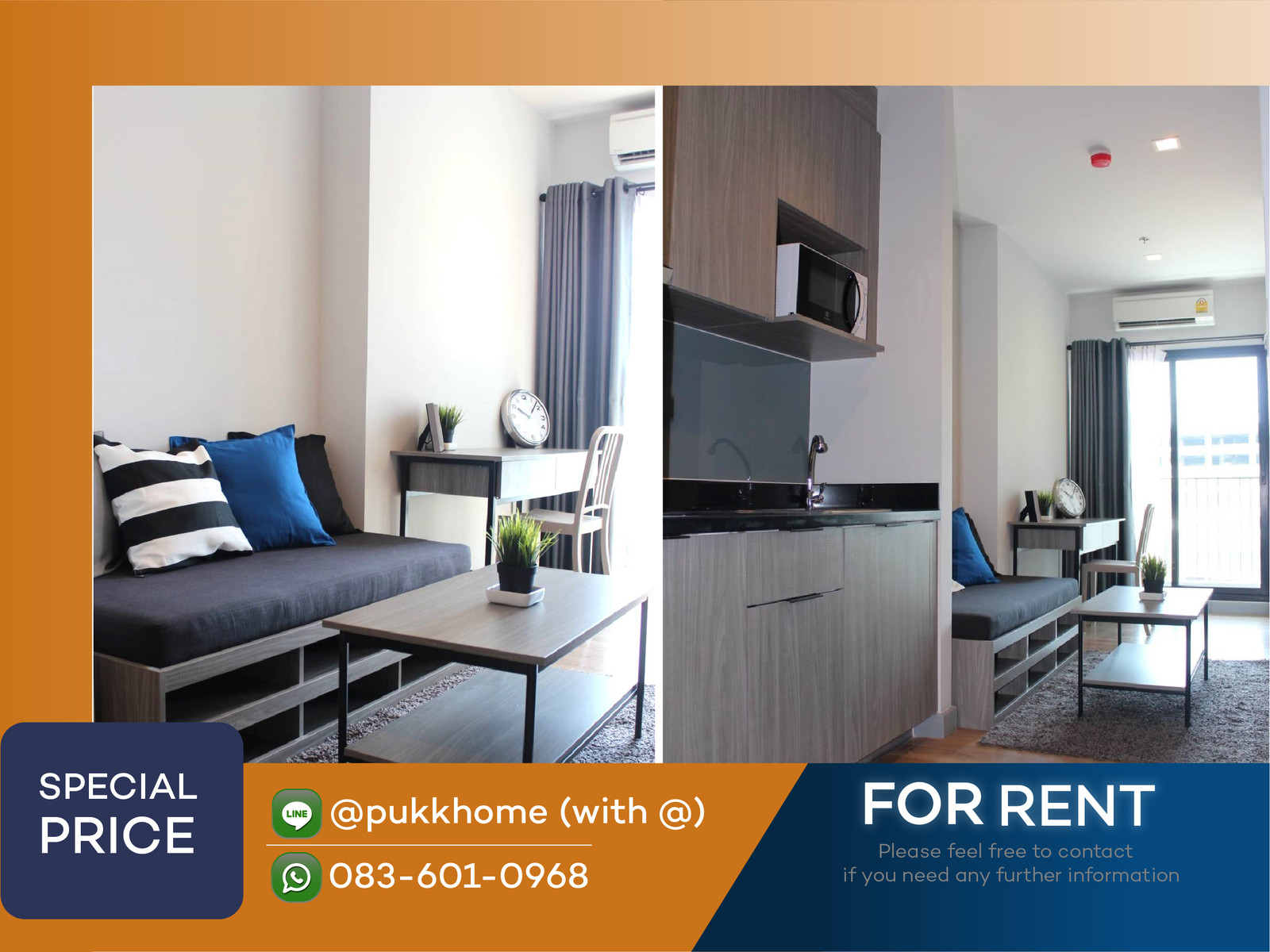 Chapter One Midtown Lat Phrao 24 ✨ Room available 1 Oct. 📞 Line:@pukkhome (with @ ) Chapter One Midtown Lat Phrao 24 ✨ Room available 1 Oct. 📞 Line:@pukkhome (with @ )