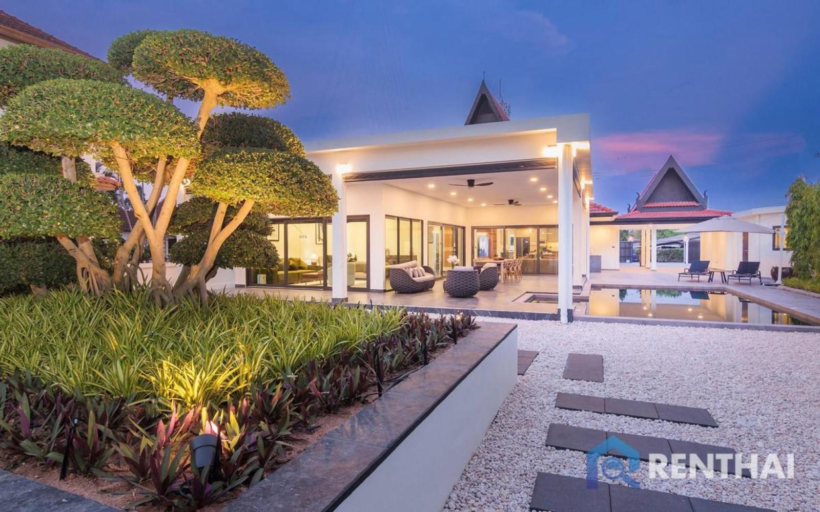 พูลวิลล่า 4 ห้องนอน พร้อมเฟอร์นิเจอร์ครบครัน พัทยา – รูปที่ 2