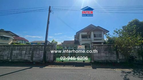 บ้านพร้อมที่ดิน 2 ชั้น 198 ตร.ว. หมู่บ้าน กม.24 ซอยพหลโยธิน54/1 แยก7 ถนนพหลโยธิน ถนนจันทรุเบกษา เขตสายไหม กรุงเทพมหานคร