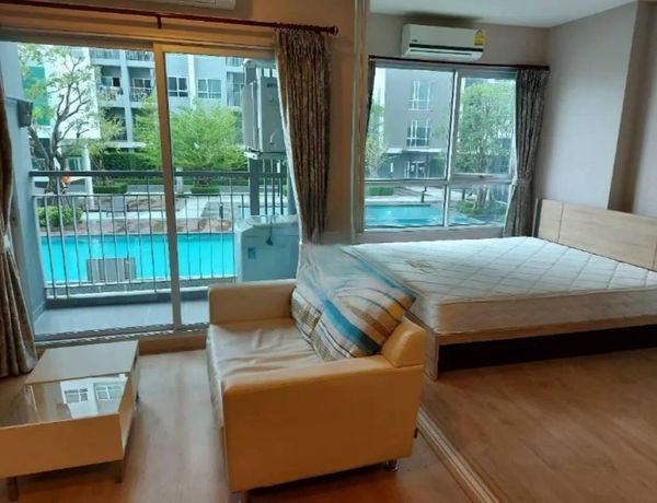 P-55645 📍#SathornWutthakatAreaCondo For Rent: The Tempo Grand Sathorn-Wutthakat Bldg B 7th Fl. (1 Bed 31 sq.m.) Fully Furnished Pool View Near BTS Wutthakat Line ID: @easythaihome 085-592-2897