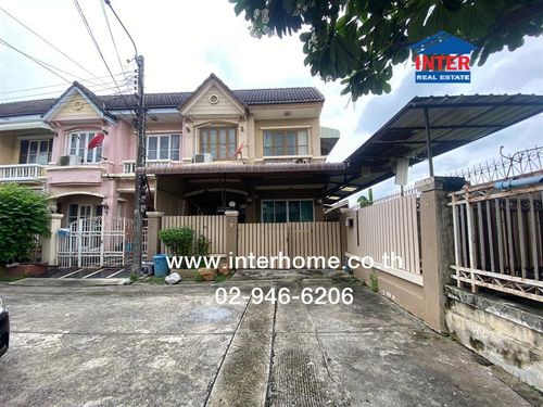 Townhouse, 2 floors, 26.8 sq m, Busarin Village, Ramintra, Soi Phraya Suren 40, Ramintra Road, Phraya Suren Road, Khubon Road, Khlong Sam Wa District, Bangkok.