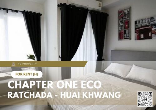 ให้เช่า 📍 Chapter One Eco Ratchada - Huai Khwang 📍 เฟอร์นิเจอร์ และ เครื่องใช้ไฟฟ้าครบ ใกล้ MRT ห้วยขวาง