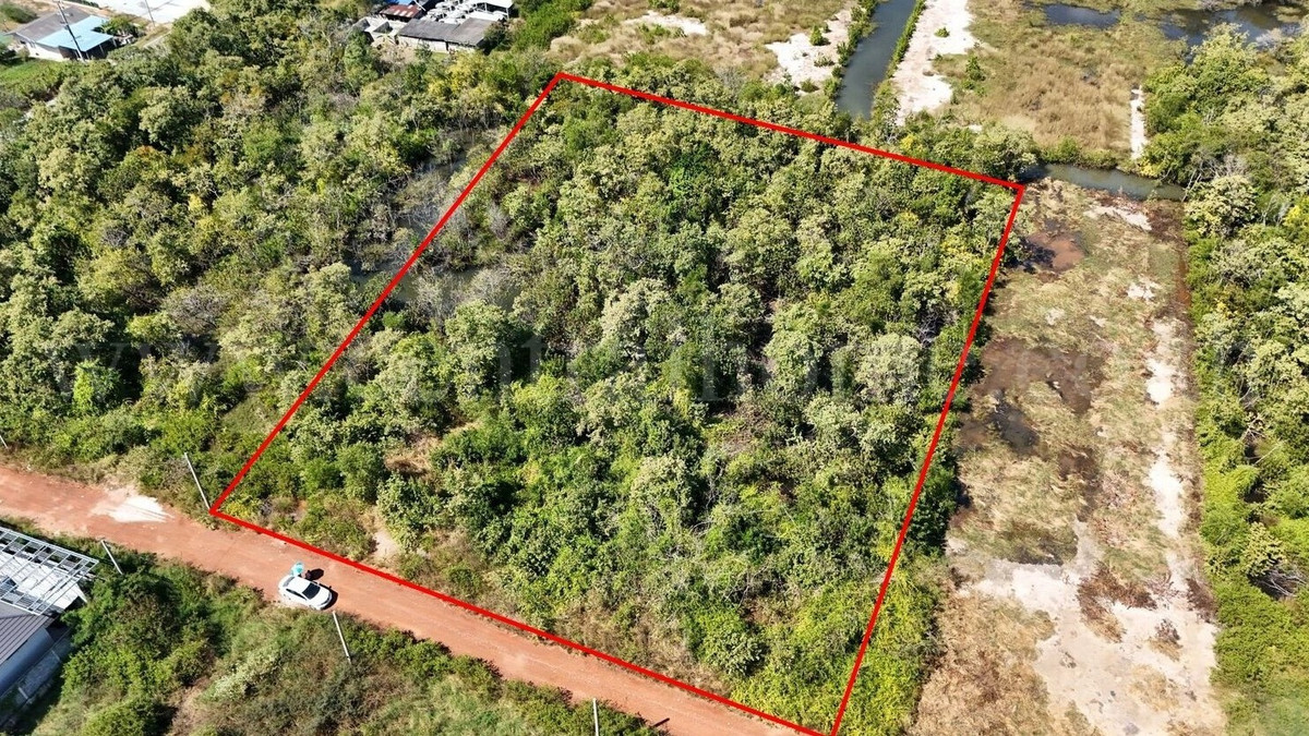 Vacant land 4 rai, can be sold as 1 rai per plot, Bang Pakong - Chachoengsao, cheap price. – รูปที่ 2
