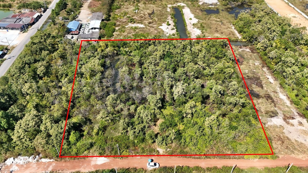 Vacant land 4 rai, can be sold as 1 rai per plot, Bang Pakong - Chachoengsao, cheap price. – รูปที่ 4