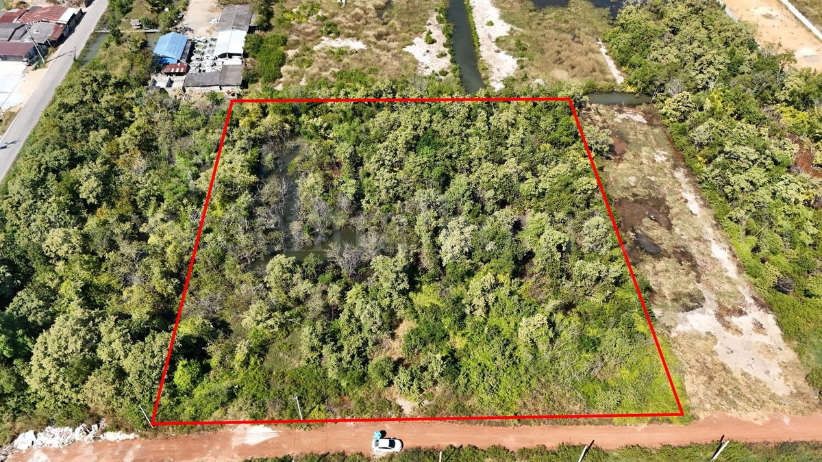 Vacant land 4 rai, can be sold as 1 rai per plot, Bang Pakong - Chachoengsao, cheap price. – รูปที่ 3
