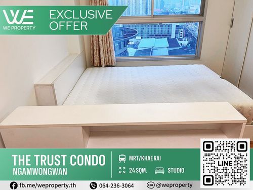 Beautiful room, city view Fully furnished, best price!!⭐The Trust Condo Ngamwongwan