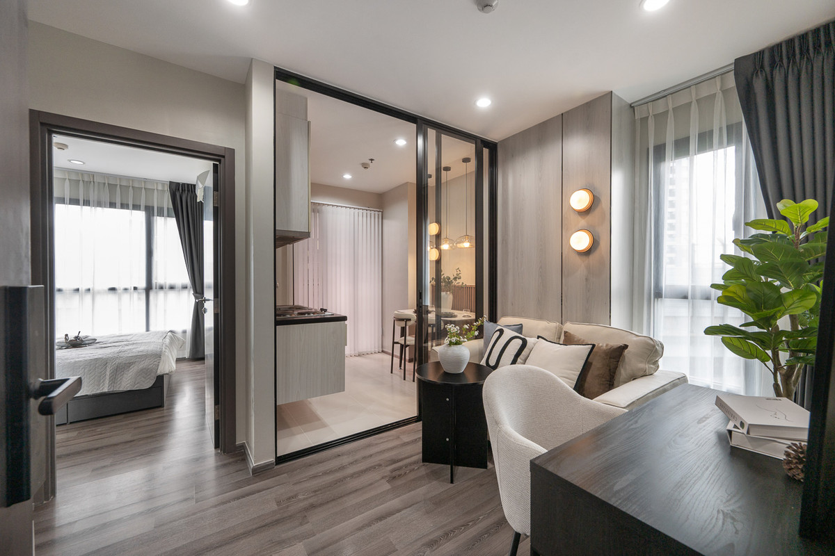 ห้องรีโนเวทใหม่ แต่งครบสวยราคาดีที่สุด!!⭐The Base Park West (เดอะ เบส พาร์คเวสต์ สุขุมวิท 77) – รูปที่ 2
