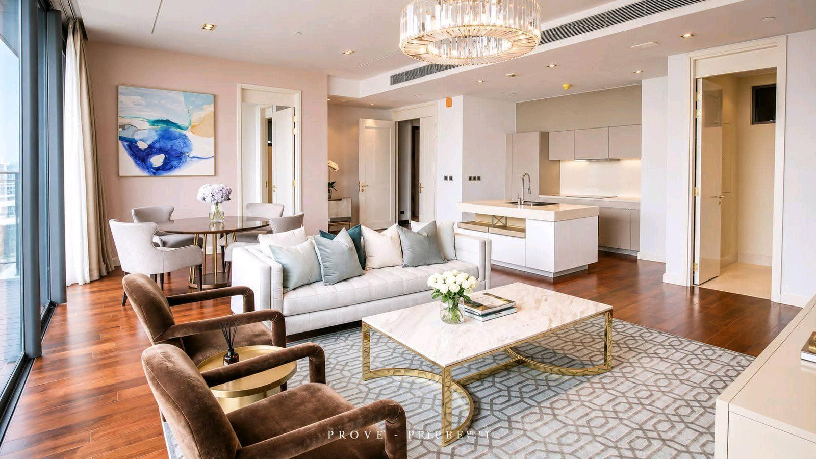 MARQUE Sukhumvit 🐾| 2 Bed 2 Bath, 127 SQ.M. High Floor, Private Lift, Unblocked Thonglor View, Small Dogs Allowed | 086-929-9929 | LINE: prove.pp – รูปที่ 2