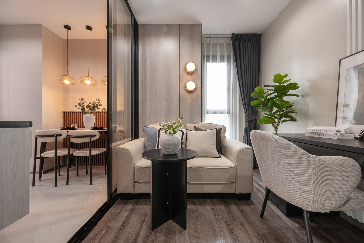 ห้องรีโนเวทใหม่ แต่งครบสวยราคาดีที่สุด!!⭐The Base Park West (เดอะ เบส พาร์คเวสต์ สุขุมวิท 77) – รูปที่ 4