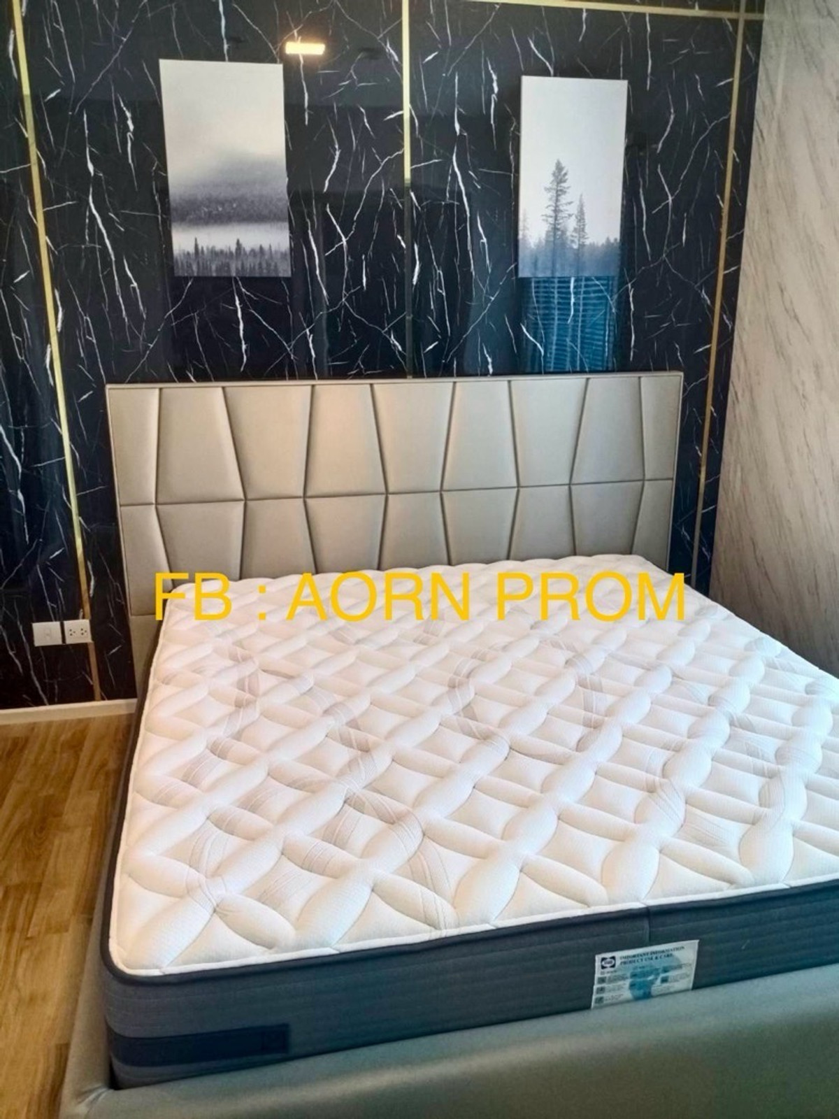 ❤️ Very beautiful room, Ease 2 Rama 2 Phase 2 (Ease 2 Rama 2 Phase 2), Building B, south balcony, not hot. See the outside view and the swimming pool view. Luxurious built-in furniture throughout the entire room, washing machine, 55-inch Smart TV, – รูปที่ 4