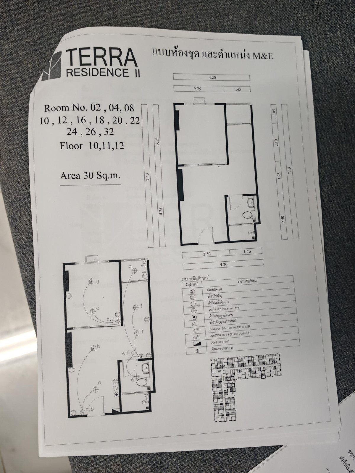 ขายดาวน์คอนโด Terra Resident II – รูปที่ 2