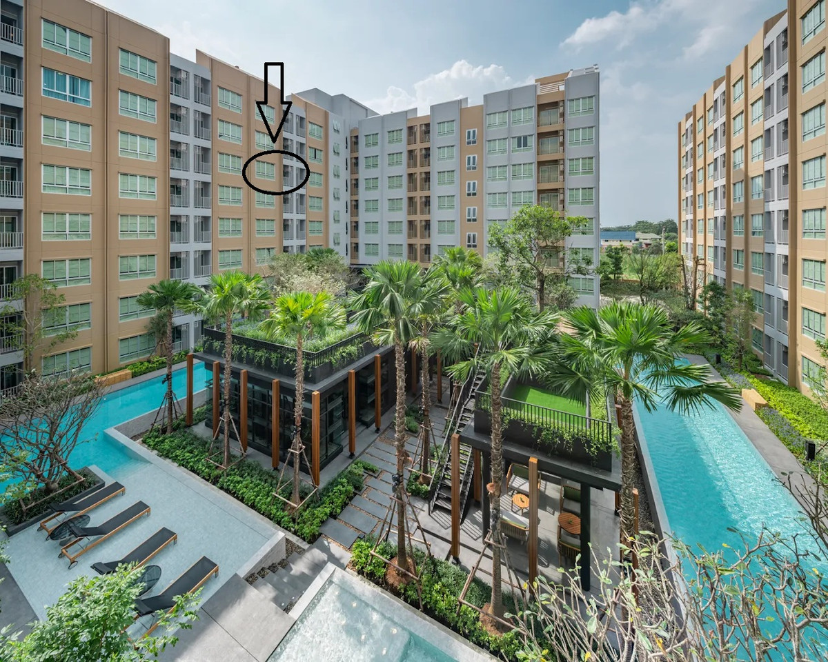 คอนโด Low rise ชั้น 6 วิวสระ–สวน ใกล้ MRT บางขุนนนท์ – รูปที่ 3