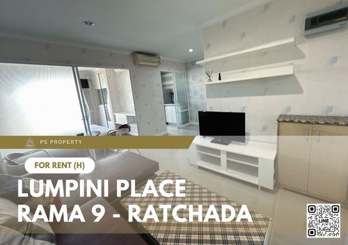 ให้เช่า ✨ Lumpini Place Rama 9 - Ratchada ✨ เฟอร์นิเจอร์ และ เครื่องใช้ไฟฟ้าครบ ใกล้ MRT พระราม 9