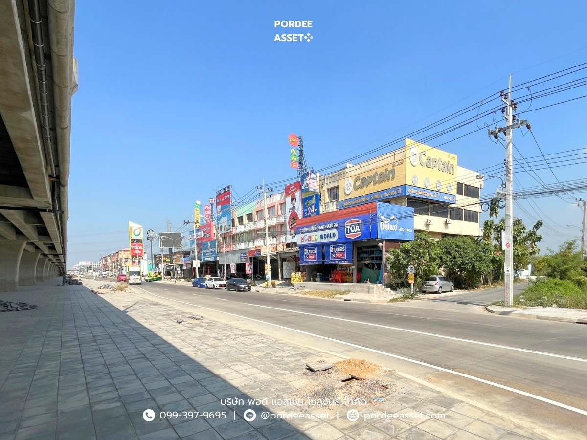 ขาย!! อาคารพาณิชย์ 3.5 ชั้น 2 คูหา ติดถนนบางบัวทอง - สุพรรณบุรี 340  (หลังมุม ขนาด 84 ตร.ว.) ถ.บางบัวทอง-สุพรรณบุรี บางบัวทอง นนทบุรี  – รูปที่ 2
