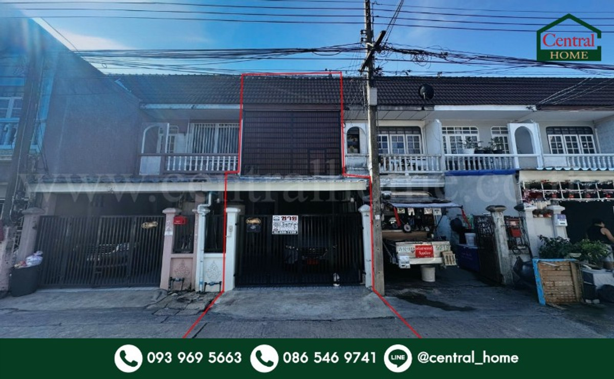 Townhouse Rattanachai Villa Project 3 - Lam Luk Ka Renovated Loft Style, ready to move in.
