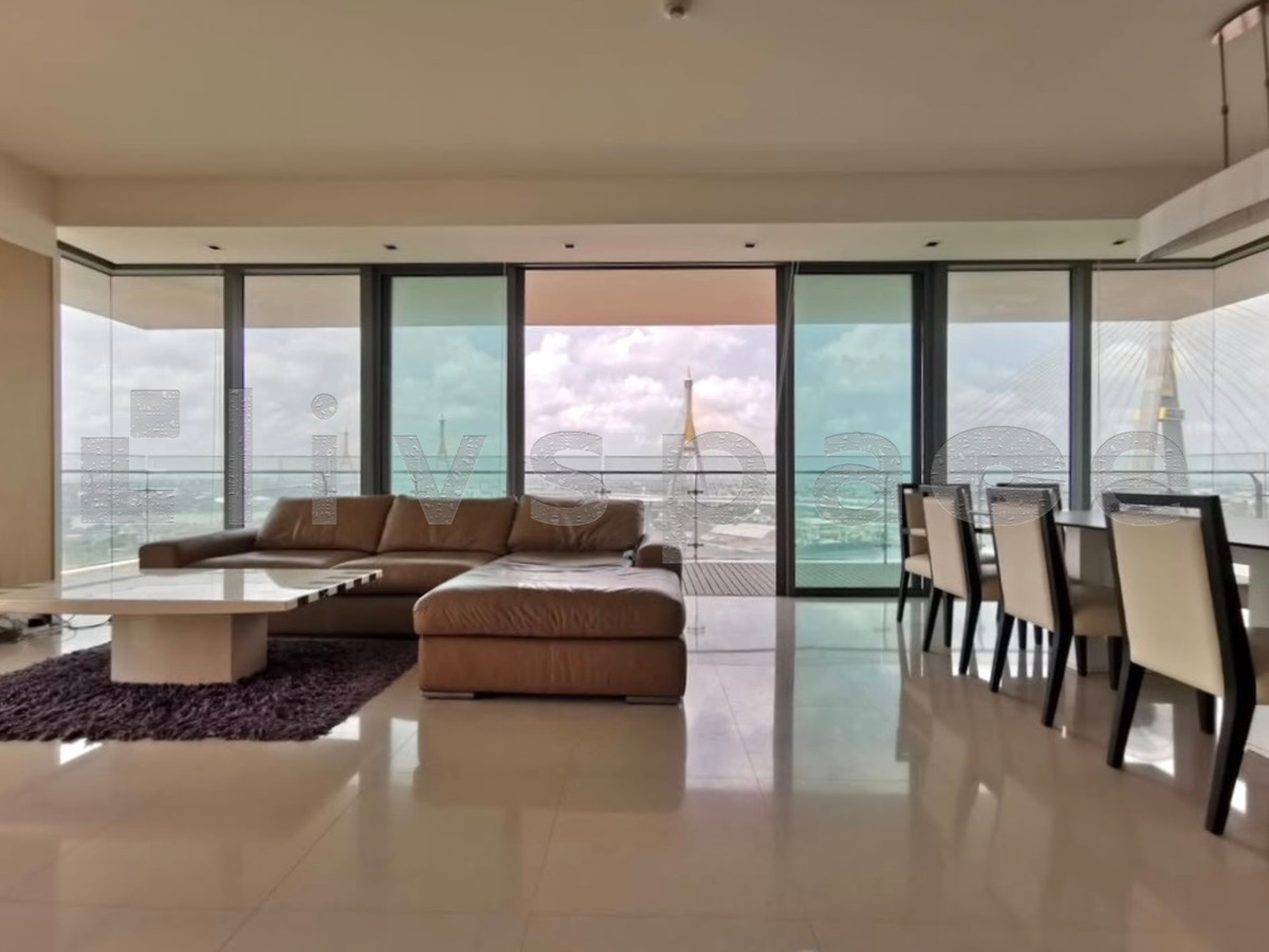 ▚ LF114ツ ให้เช่า The Pano – 3 Bed ห้องใหญ่ 223 ตร.ม. 🥇 วิวแม่น้ำเจ้าพระยาสุดเริ่ด ราคาถูกกว่าตลาดเกือ 40k! มีห้องแม่บ้านแยก – รูปที่ 3