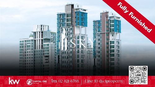 Urgent for rent 🏙️ The Sky Sukhumvit - New room, first hand, fully furnished, out of the box! ✨ (There is a golf cart for pick-up and drop-off)