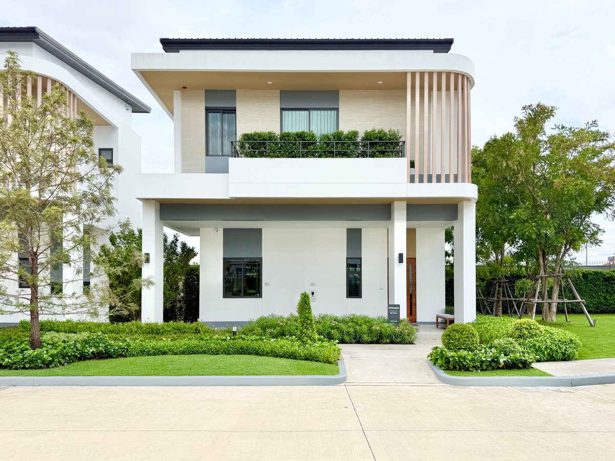 🏛️บ้านนินญา กรุงเทพกรีฑา - มอเตอร์เวย์🔥Type APPEASED บ้านเดี่ยวหรู 3 ชั้น ขนาด 251 ตร.ม. 50 ตร.ว. | 5 ห้องนอน 5 ห้องน้ำ 3 ที่จอด เริ่ม 12.99 MB ติดต่อนัดชม Tel.0922635410 (เอิร์ธ)