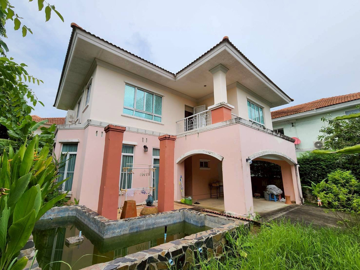 Affordable Beautiful Single House for Sale – Passorn 13 Suwinthawong Land size 101 sq.wah | 3 Bedrooms | 3 Bathrooms  For viewing, please contact Khun Ning at 089-226-2428 (You can also add her on LINE using this number)