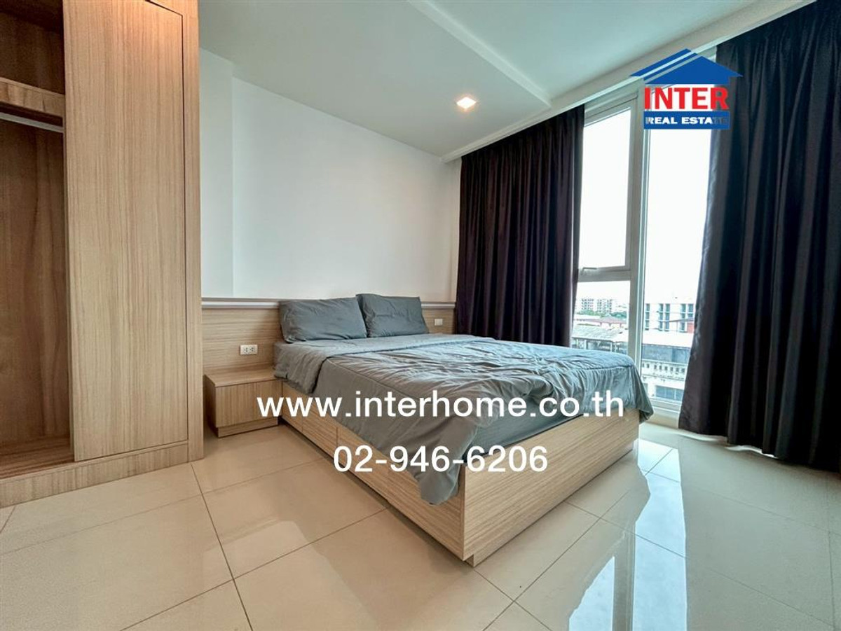 Condominium 34.27 sq m. City Garden Tower, Soi Rung Land, Pattaya Sai 3 Road, South Pattaya Road, Bang Lamung, Chonburi.