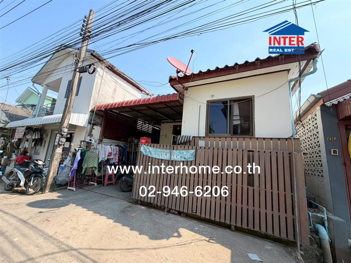 บ้านเดี่ยว 1 ชั้น 17.5 ตร.ว. บ้านเดี่ยว ซอยช่างอากาศอุทิศ18 ถนนสรงประภา ถนนช่างอากาศอุทิศ เขตดอนเมือง กรุงเทพมหานคร