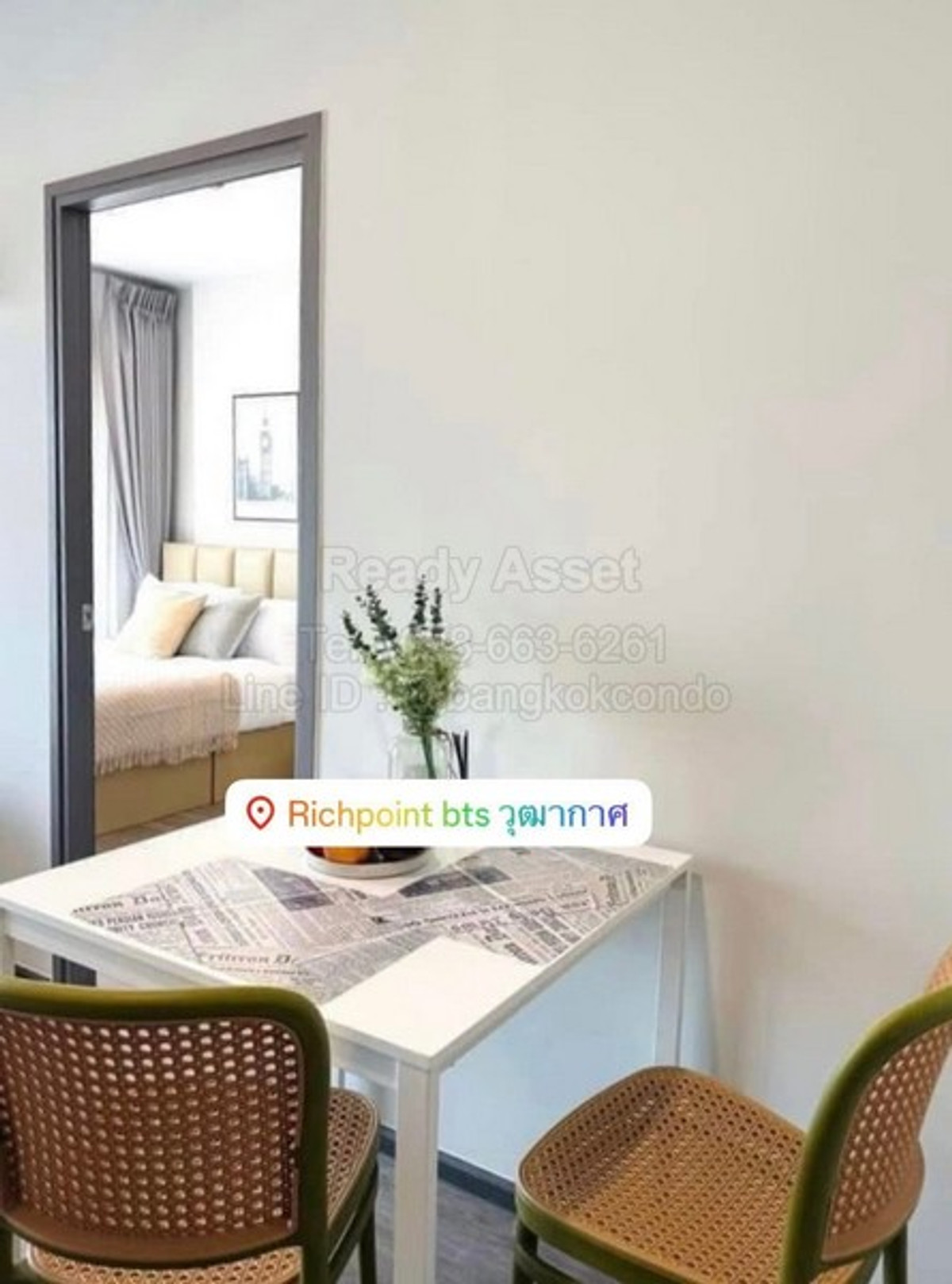 CR6901-0003 ให้เช่าคอนโด Rich Point at BTS Wutthakat ขนาด 30 ตรม 1 ห้องนอน ชั้น 9 ติด BTS วุฒากาศ – รูปที่ 2