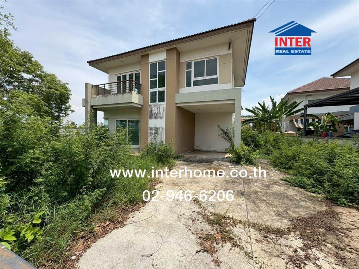 2-story detached house, 115.1 sq m, The Extenso Village. Sangkhasantisuk Road, Lam Luk Ka Road, Nong Chok District, Bangkok