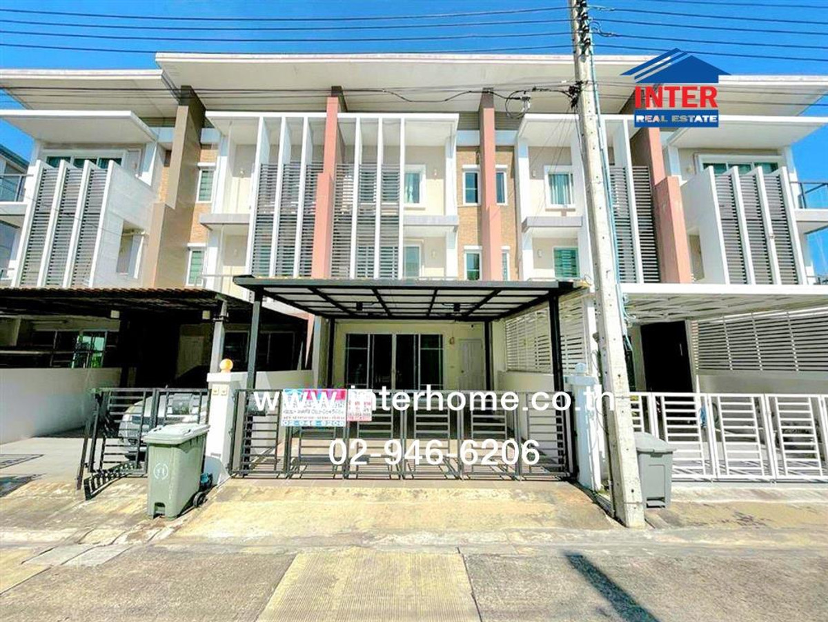 ทาวน์โฮม 3 ชั้น 24.2 ตร.ว. หมู่บ้านทาวน์อเวนิว ซิกซ์ตี้ วิภาวดี60 ใกล้ BTSสายสีเขียว สถานีบางบัว ซอยวิภาวดีรังสิต60 แยก3-9 ถนนวิภาวดีรังสิต เขตหลักสี่ กรุงเทพมหานคร – รูปที่ 2