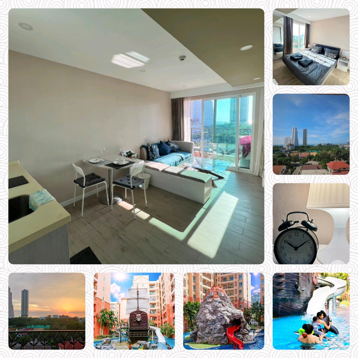 Condo for rent, Seven Seas Jomtien, 1 bedroom, sea view