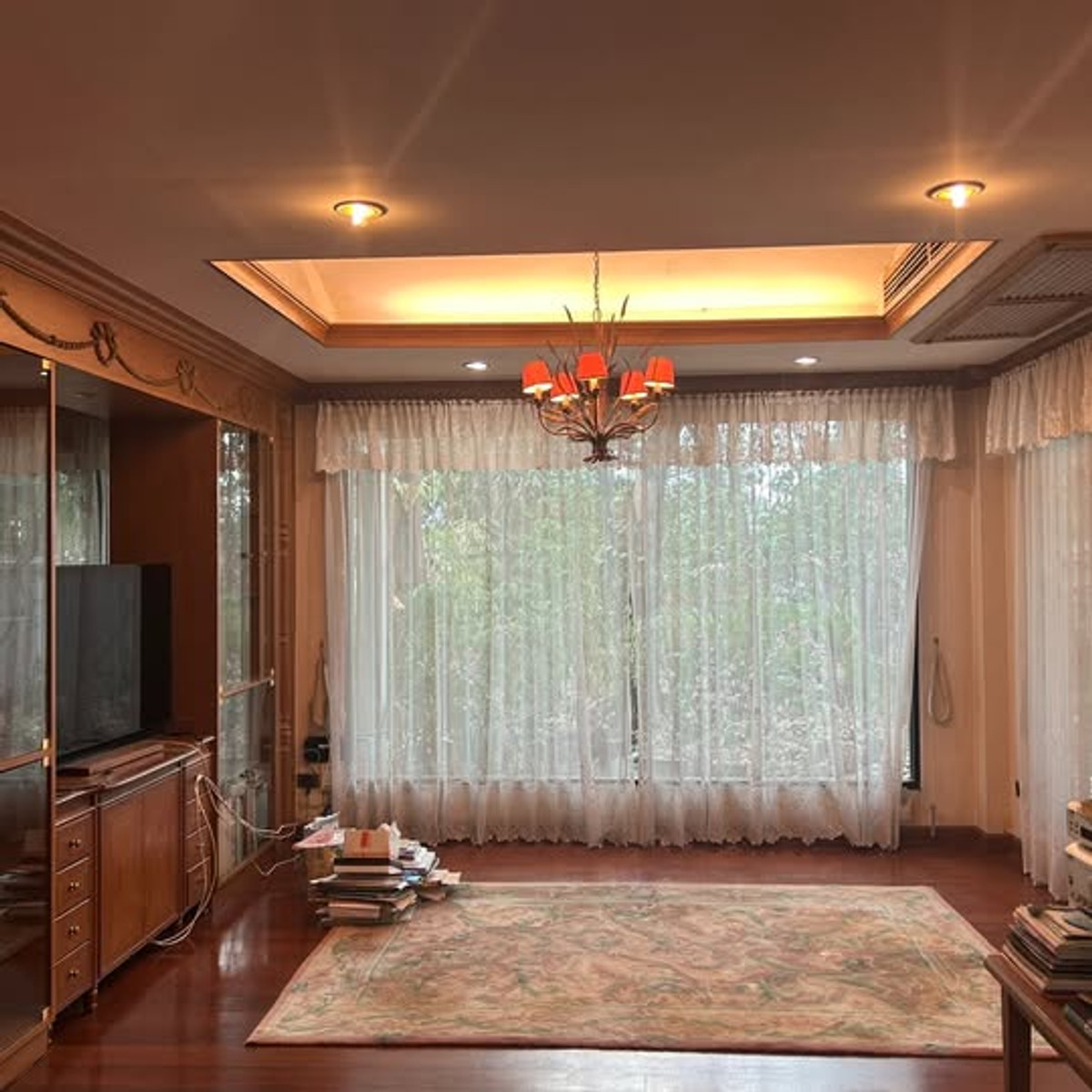 2-story detached house next to Sima Thani Hotel Built-in furniture throughout the house Teak wood floor + marble – รูปที่ 2