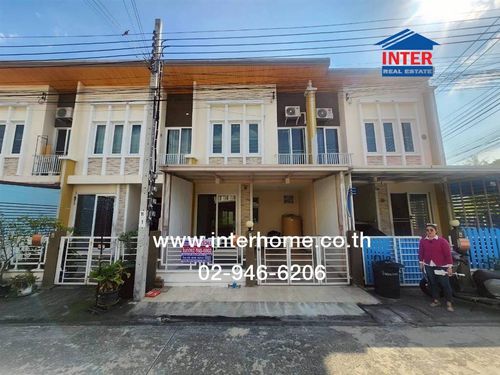Townhouse, 2 floors, 16.3 sq m, Golden Town Village, Phetkasem, near MRT Lak Song, Soi Phetkasem 108, Phetkasem Road, Kanchanaphisek Road, Nong Khaem District, Bangkok.