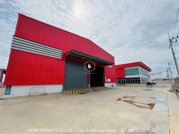 Factory for sale, Phanthai Norasing, Samut Sakhon, 2.5 rai, built 3 years ago.