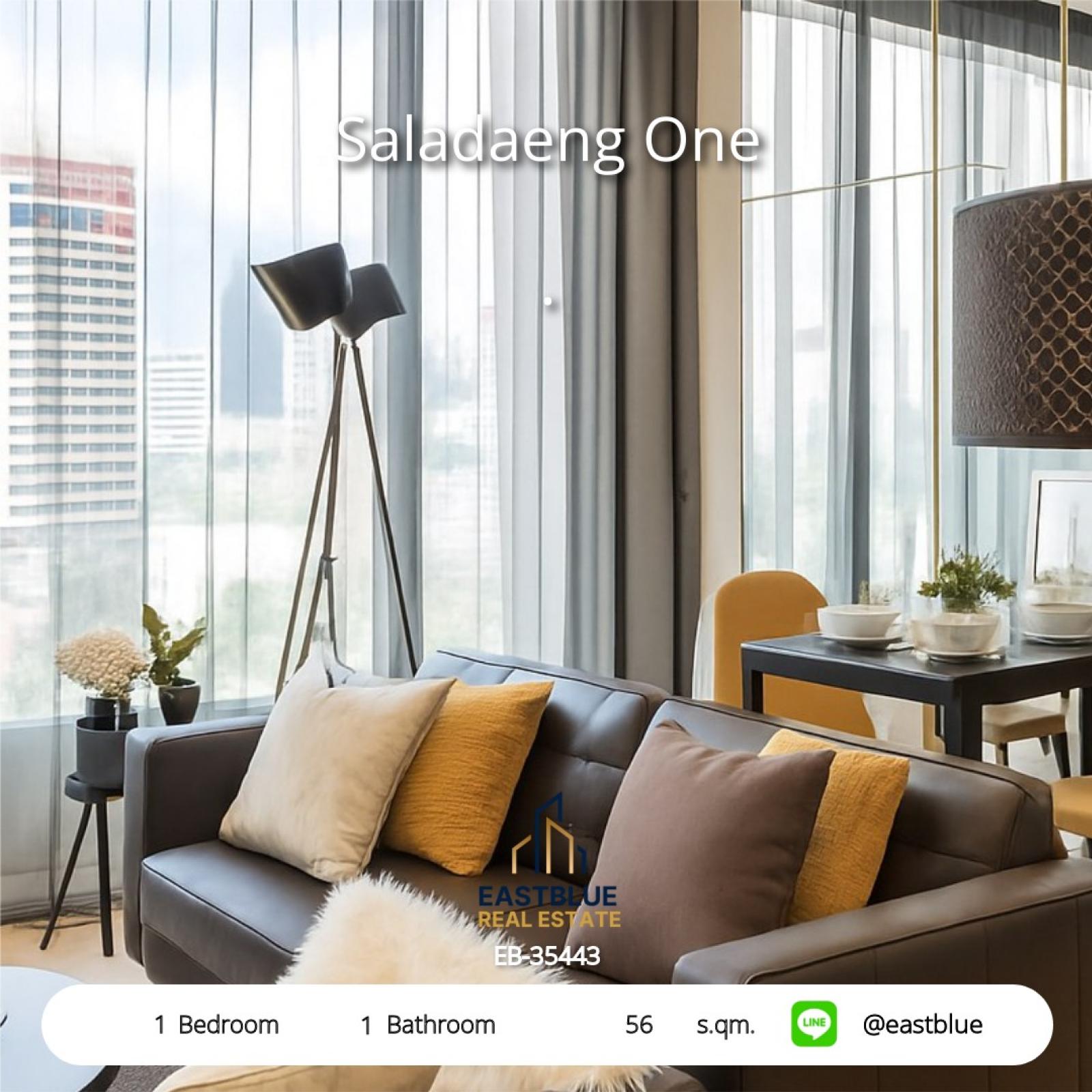 Rent a condo at Saladaeng One, 1 bedroom, in the heart of Lumpini
Price 60,000 THB/month, includes swimming pool, fitness center, and complete security! 0642748883 Rent a condo at Saladaeng One, 1 bedroom, in the heart of Lumpini
Price 60,000 THB/month, includes swimming pool, fitness center, and complete security! 0642748883