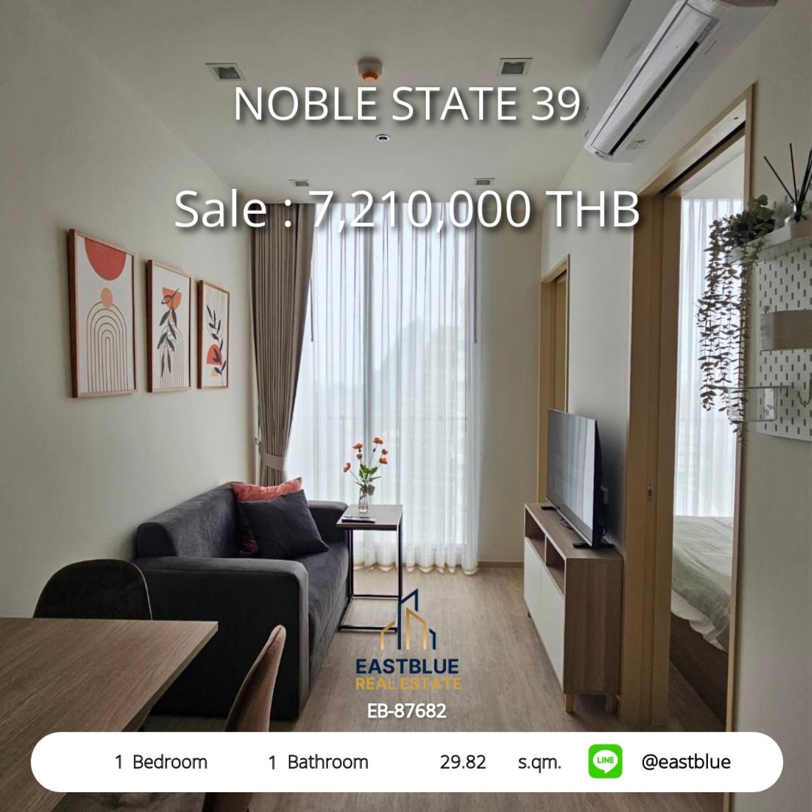 NOBLE STATE 39 condominium in the heart of Sukhumvit 1 bedroom special price 7.21 million
Near BTS with complete facilities, convenient transportation! 0642748883 NOBLE STATE 39 condominium in the heart of Sukhumvit 1 bedroom special price 7.21 million
Near BTS with complete facilities, convenient transportation! 0642748883
