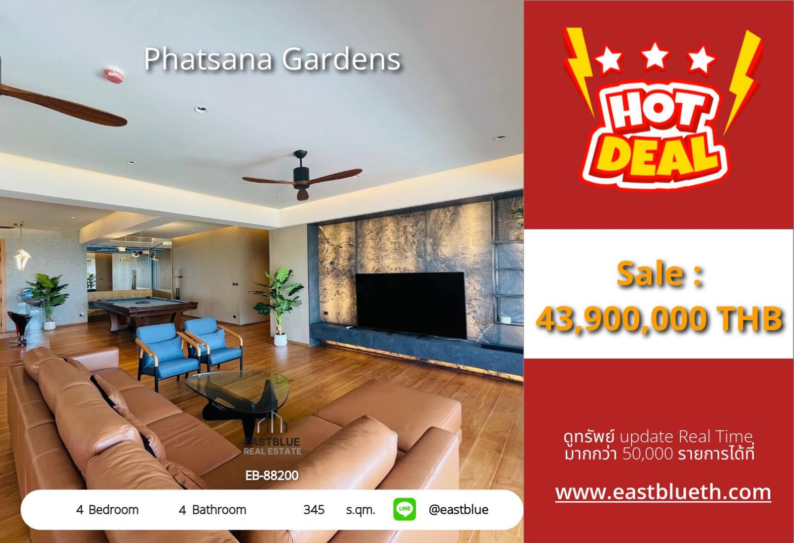 05/10/2026, 🔥 Urgent sale! Luxury condo in the heart of Ekkamai, last 4-bedroom unit

🏡 345 sq.m. only 43.9 million, near Ekkamai BTS, fully private! 0642748883
