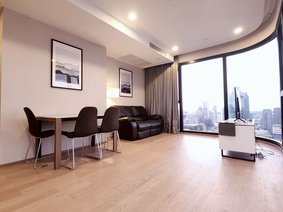 48000 Special rental price, 2 bedrooms, 1 bathroom, luxury project, Ashton Chula-Silom.