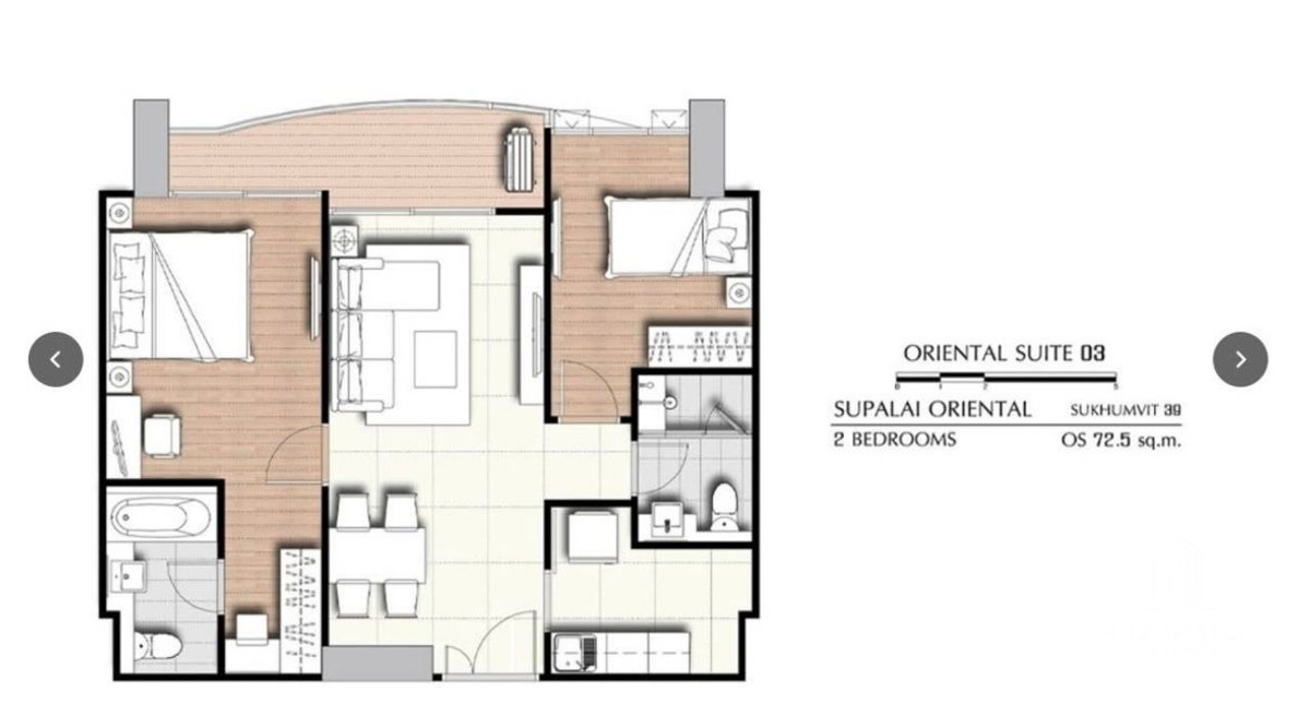 ✨Flash Deal ✨Supalai Oriental Sukhumvit 39 (2Bed 2Bath 73SQM.) ready to move in! Only 10,500,000 baht Tel.0981315848 @propmatch