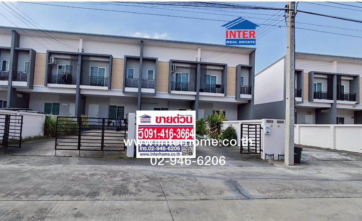 2-story townhouse, 43.5 sq m, Grand Ville Village. Pathum Thani-Sai Nai Pathum Thani Road - Sai Nai Bangkok-Pathum Thani Road Mueang Pathum Thani, Pathum Thani