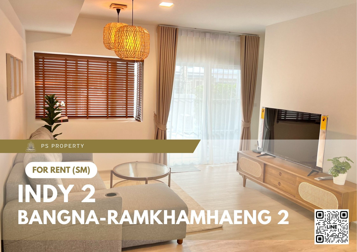 Townhouse for rent ✨ Indy 2 Bangna-Ramkhamhaeng 2 ✨ Great location, ready to move in. Near Mega Bangna. Spacious area & Pet Friendly! 🐶🐱 Townhouse for rent ✨ Indy 2 Bangna-Ramkhamhaeng 2 ✨ Great location, ready to move in. Near Mega Bangna. Spacious area & Pet Friendly! 🐶🐱